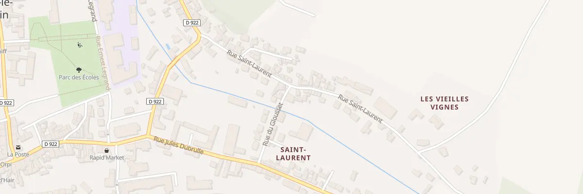 Plan du 8 Rue du Glousset à Nanteuil-le-Haudouin