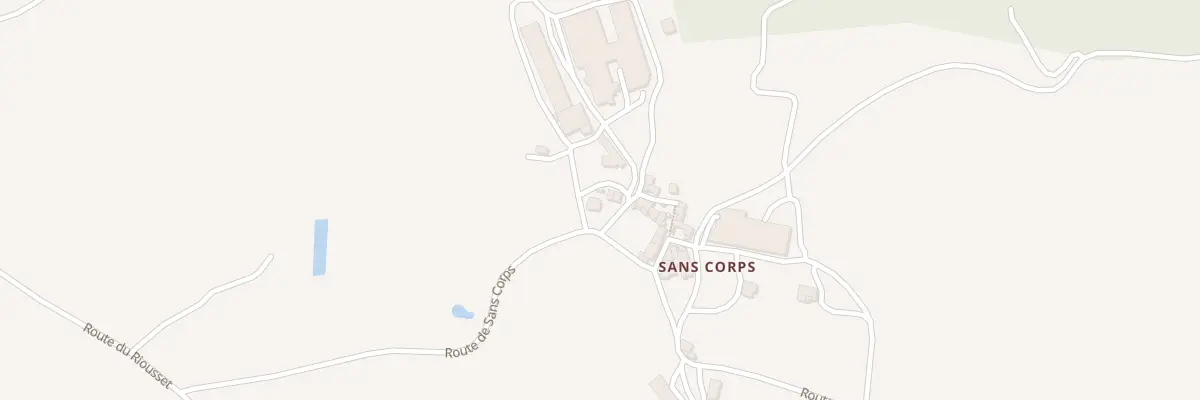 Plan du 5079 Sans Corps aux Costes-Gozon