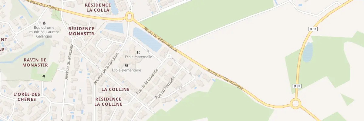 Plan du 24 Rue de la Frigoulette à Trouillas