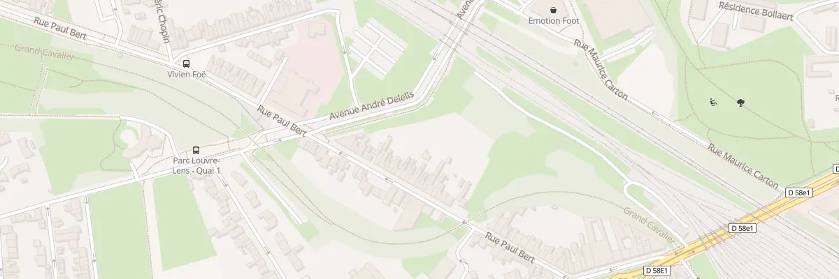 Plan du 52 Rue Paul Bert à Lens