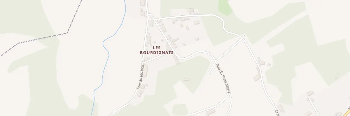 Plan du 3 Rue des Bourdignats à Montvicq