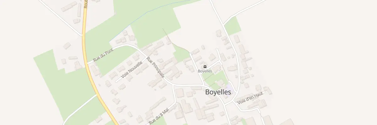 Plan du 3 Imp de la Poste à Boyelles