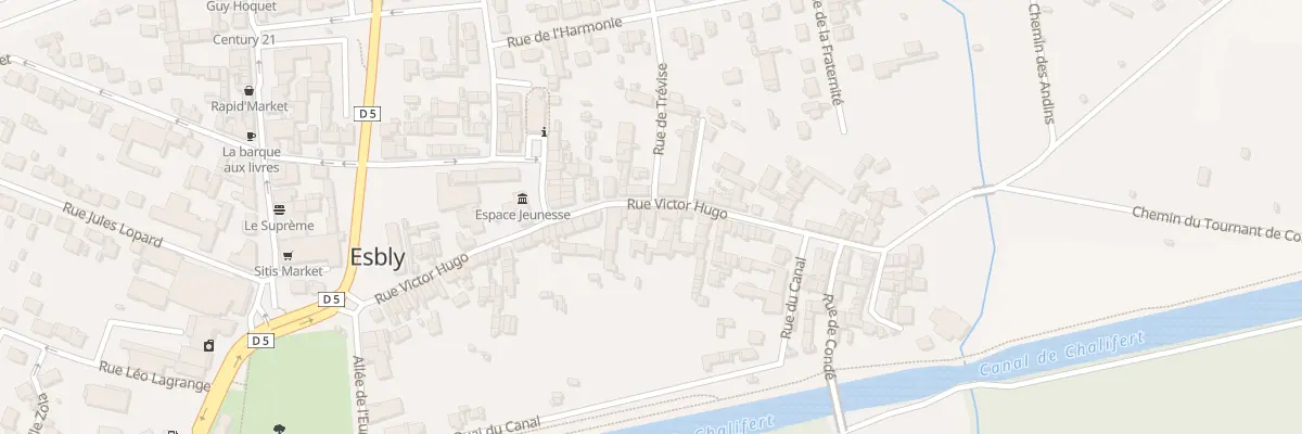 Plan du 86 Rue Victor Hugo à Esbly
