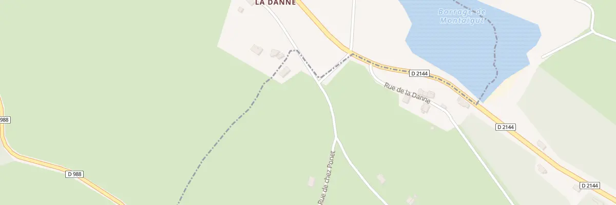 Plan du 9002 Les Rases à Saint-Éloy-les-Mines