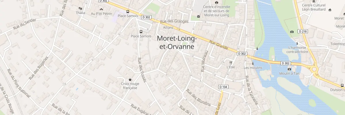 Plan du 4B Rle du Passage Public à Moret-Loing-et-Orvanne