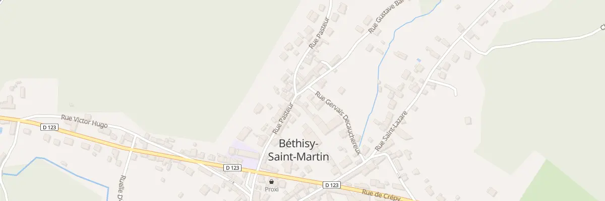 Plan du 7 Rue Gustave Balny à Béthisy-Saint-Martin