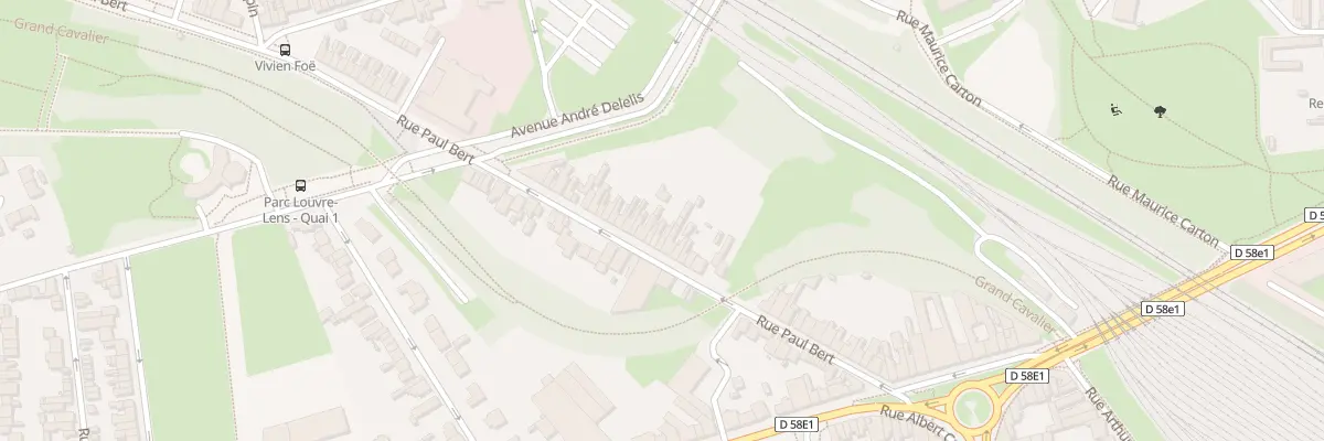 Plan du 44 Rue Paul Bert à Lens