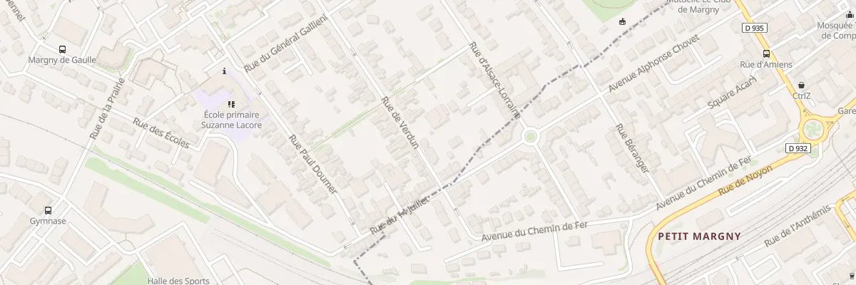 Plan du 46 Rue de Verdun à Margny-lès-Compiègne
