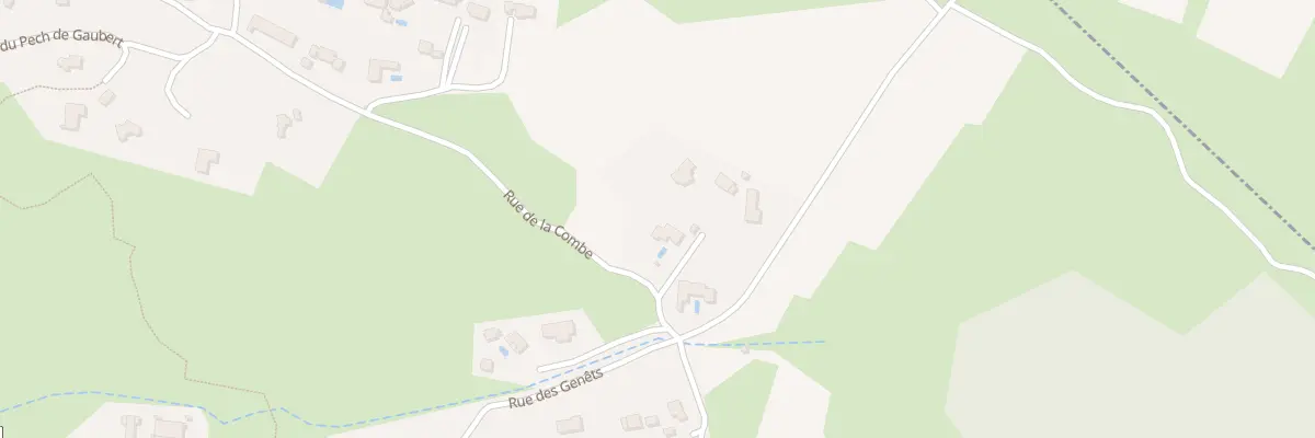 Plan du 395 Rue de la Combe à Montséret
