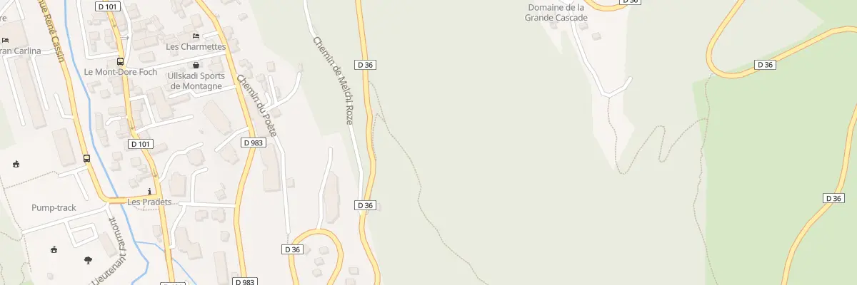 Plan du 7 Rte de Besse à Mont-Dore