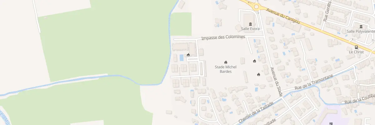Plan du 1 Imp des Colomines à Baho