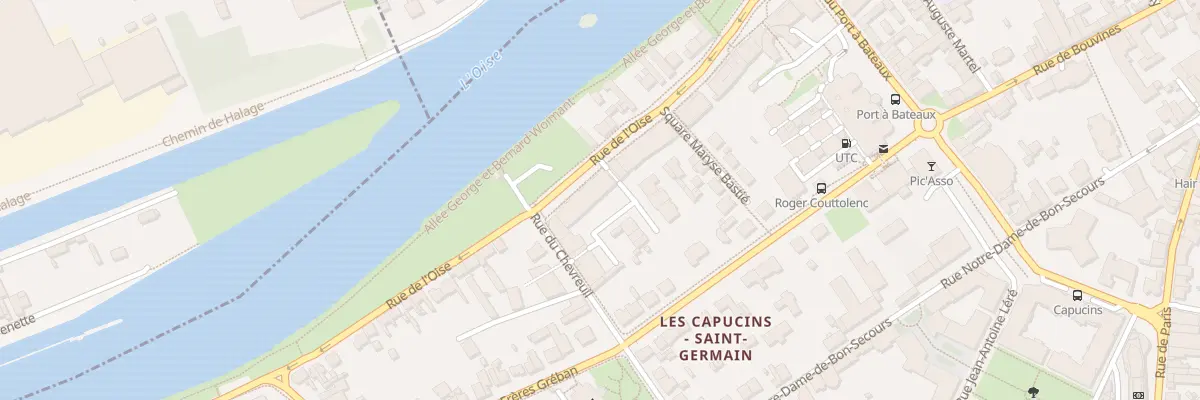 Plan du 19 Rue de l’Oise à Compiègne