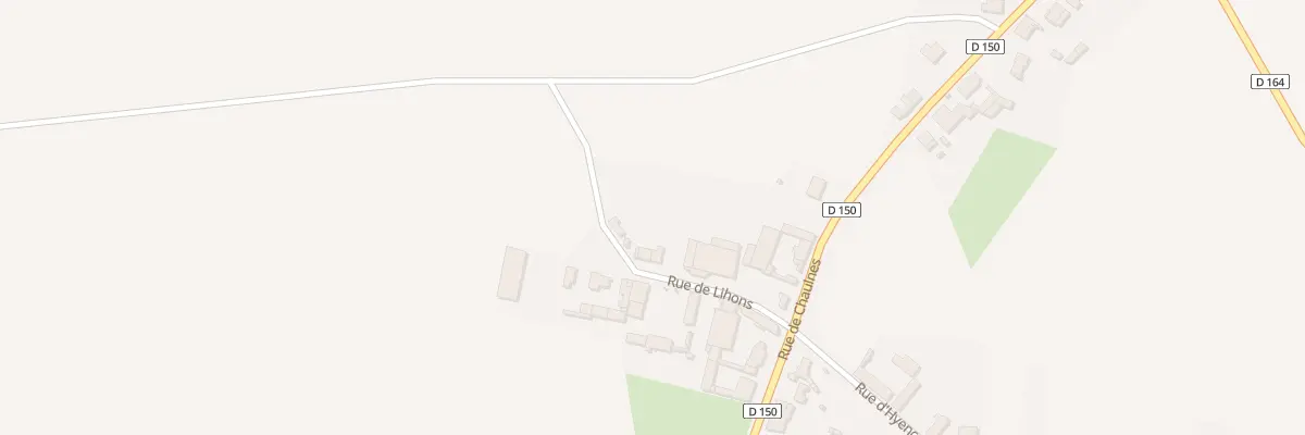 Plan du 2 Rue de Lihons à Ablaincourt-Pressoir