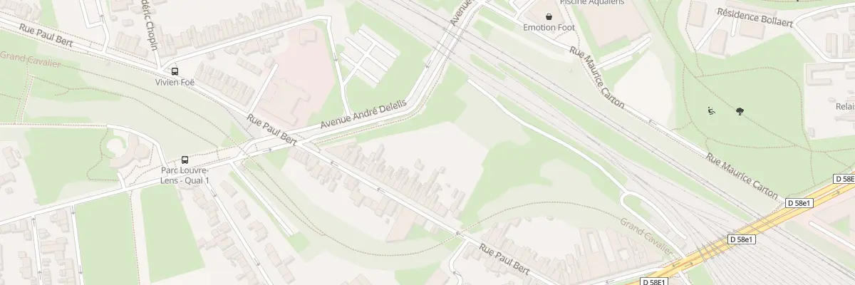 Plan du 48 Rue Paul Bert à Lens