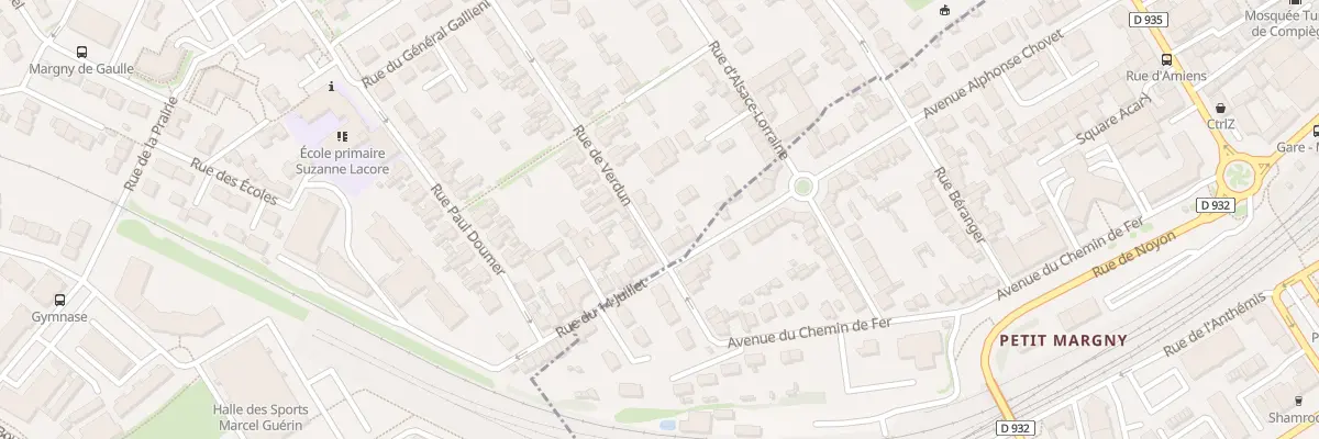 Plan du 24 Rue de Verdun à Margny-lès-Compiègne