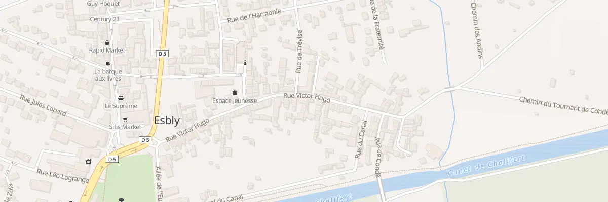 Plan du 92 Rue Victor Hugo à Esbly