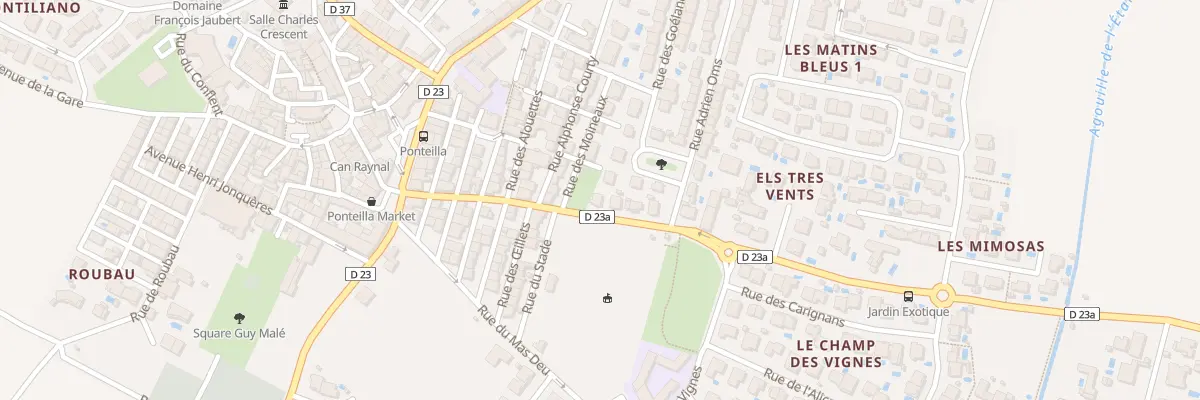 Plan du 9 Av de Nyls à Ponteilla