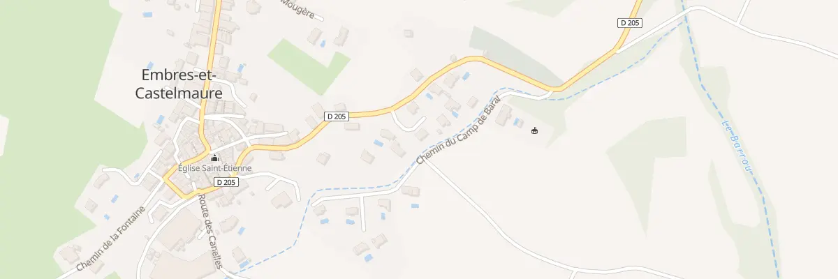 Plan du 3 Pl des Matels à Embres-et-Castelmaure