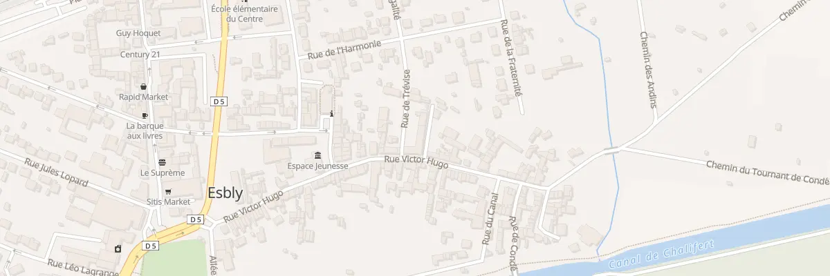 Plan du 43 Rue Victor Hugo à Esbly