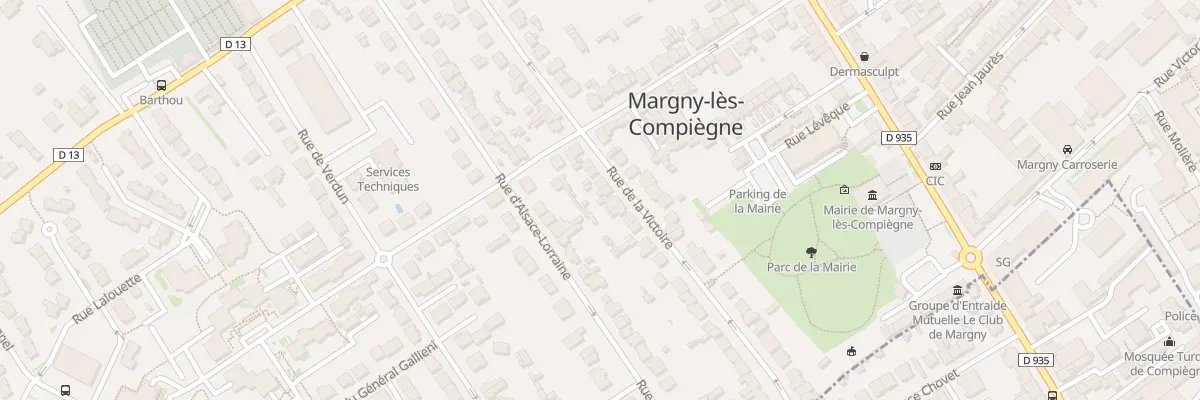 Plan du 251 Rue de la Victoire à Margny-lès-Compiègne
