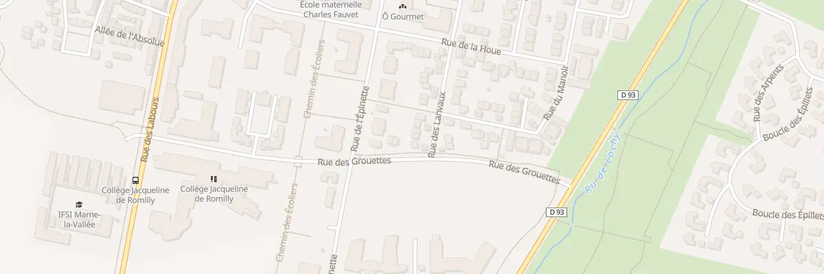 Plan du 3 Rue des Lanvaux à Magny-le-Hongre