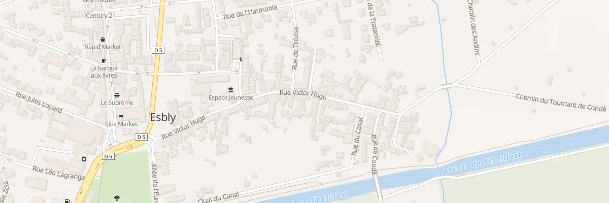 Plan du 94B Rue Victor Hugo à Esbly