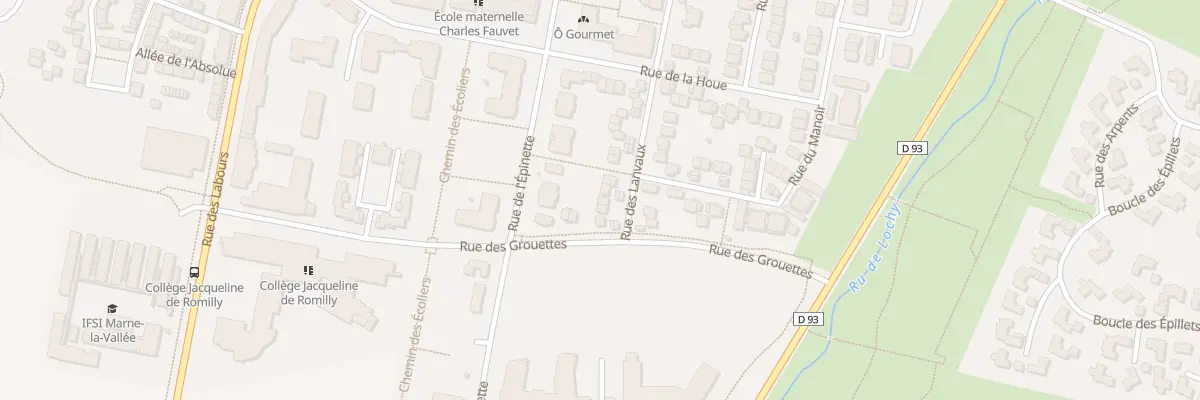 Plan du 5 Rue des Lanvaux à Magny-le-Hongre