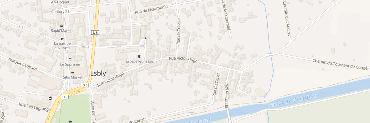 Plan du 94 Rue Victor Hugo à Esbly