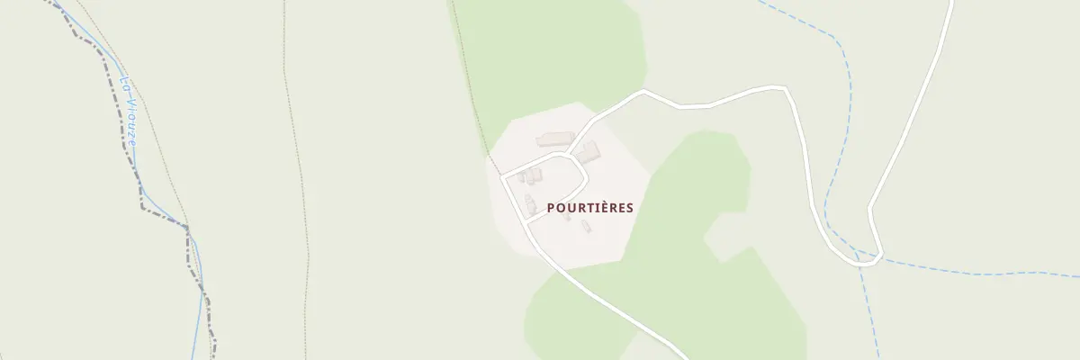 Plan du 5401 Pourtieres à Saint-Georges-de-Mons