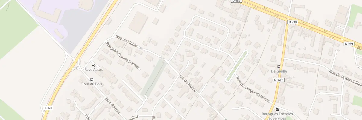 Plan du 36 Rue du Noble à Tilloy-lès-Mofflaines