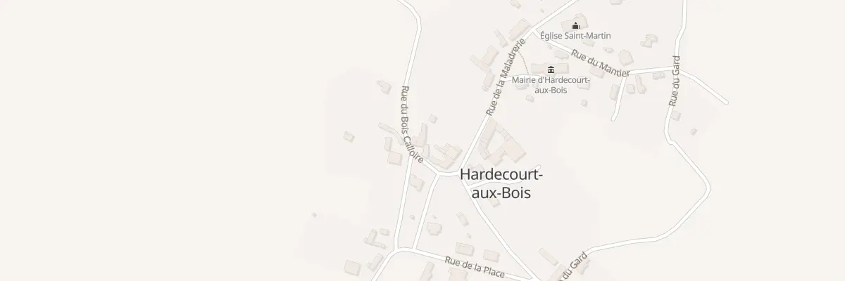 Plan du 6 Rue du Bois Calloire à Hardecourt-aux-Bois