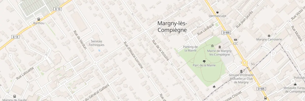 Plan du 247 Rue de la Victoire à Margny-lès-Compiègne