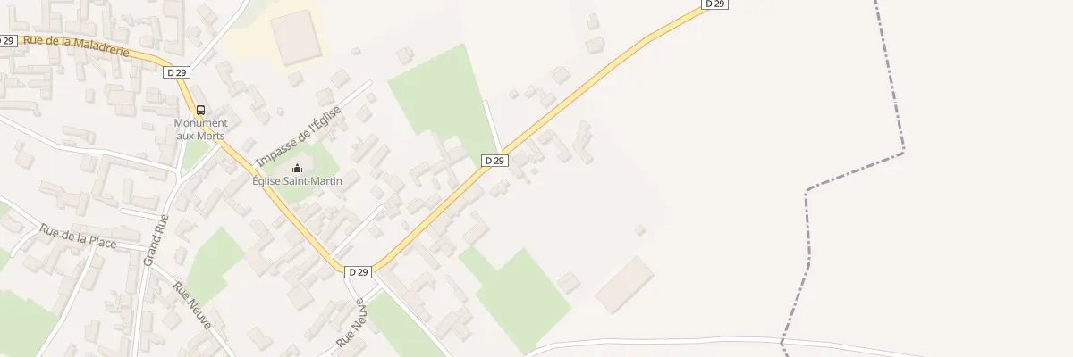 Plan du 19B Rue du Général Frére à Grévillers