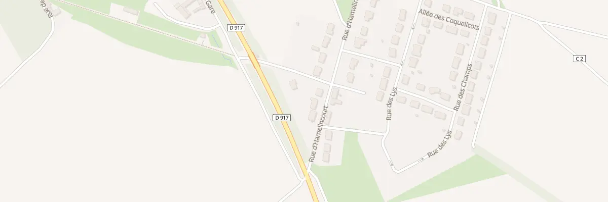 Plan du 16 Rue d’Hamelincourt à Boyelles