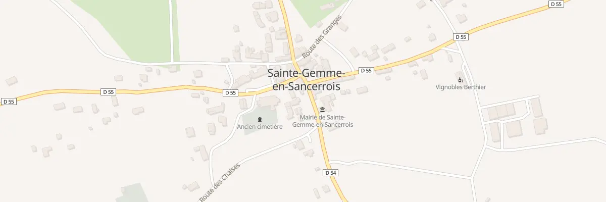 Plan du 4 Rte de Sancerre à Sainte-Gemme-en-Sancerrois
