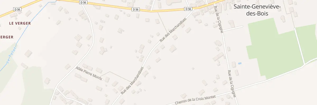 Plan du 9 Rue des Marchandises à Sainte-Geneviève-des-Bois