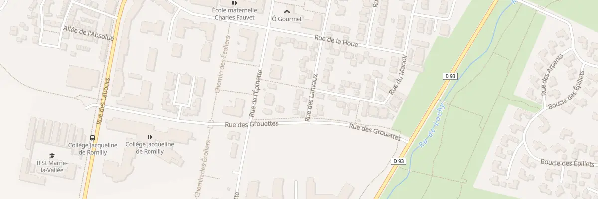 Plan du 7 Rue des Lanvaux à Magny-le-Hongre