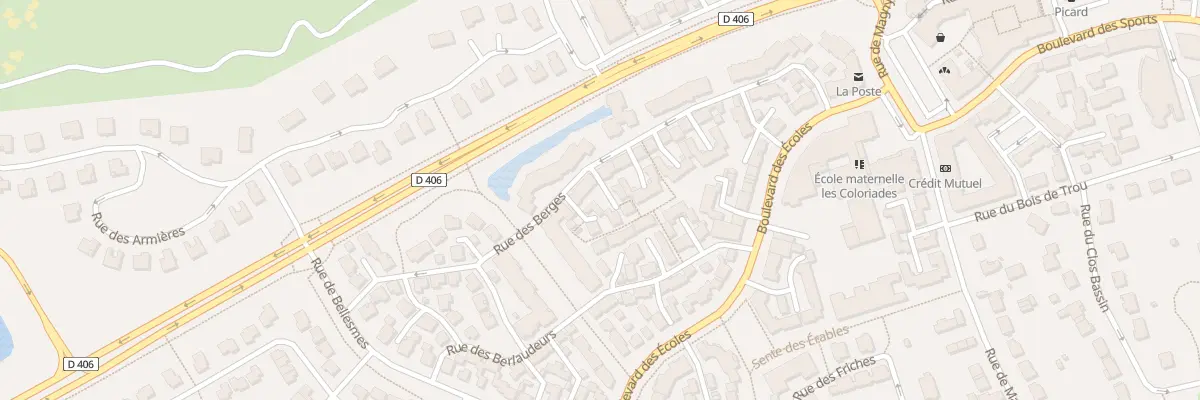 Plan du 89 Rue des Berges à Bailly-Romainvilliers