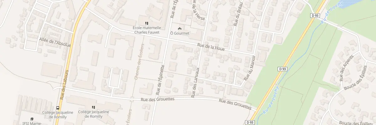 Plan du 17 Rue des Lanvaux à Magny-le-Hongre