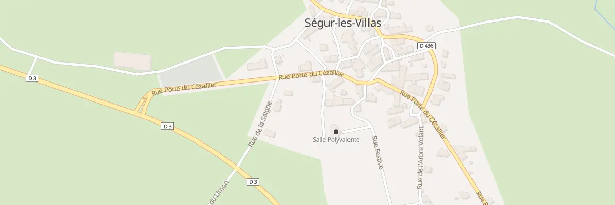 Plan du 2 Rue des Groseilliers à Ségur-les-Villas