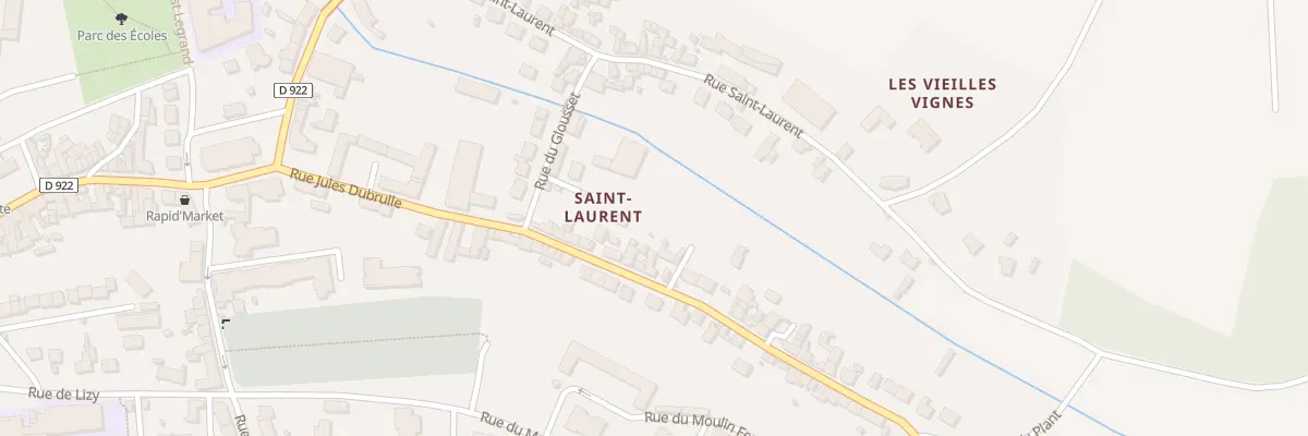 Plan du 17 Rue Jules Dubrulle à Nanteuil-le-Haudouin