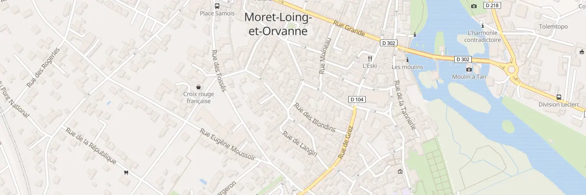 Plan du 24 Rue des Petits Chaumes à Moret-Loing-et-Orvanne