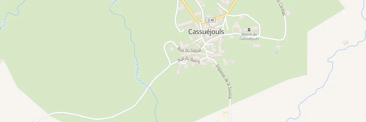 Plan du 5036 Cassuejouls à Cassuéjouls