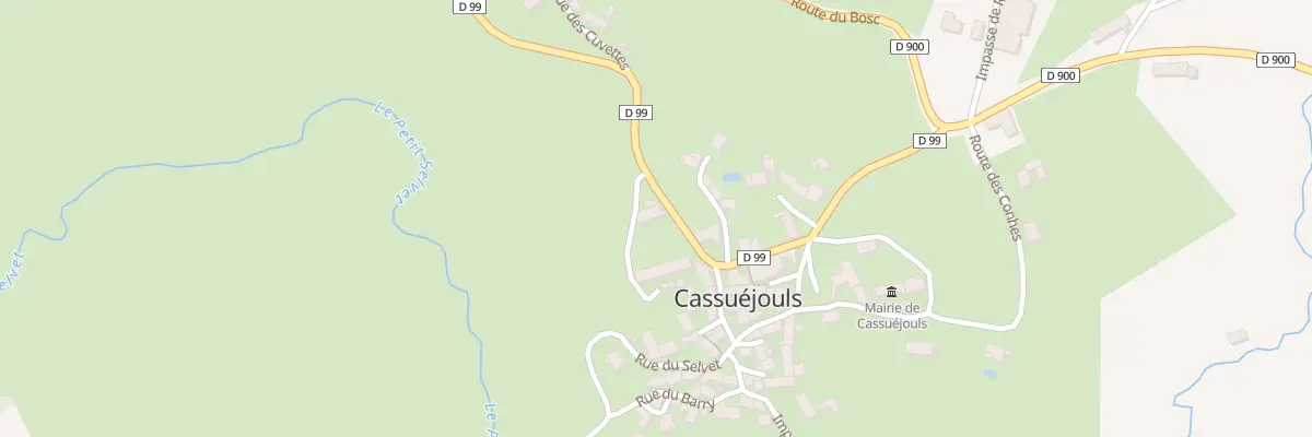 Plan du 5058 Cassuejouls à Cassuéjouls