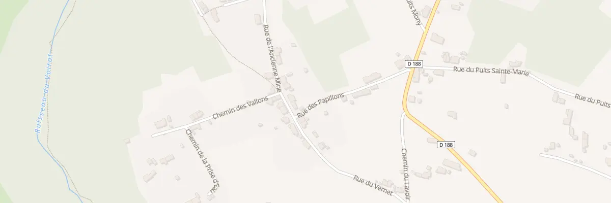 Plan du 2 Rue de l’Ancienne Mine à Montvicq