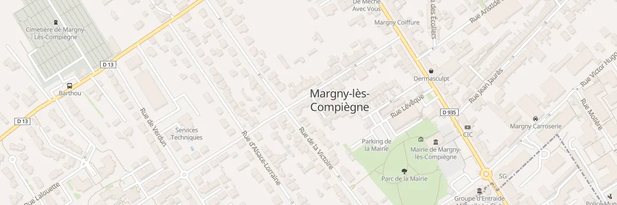 Plan du 165 Rue du Maréchal Joffre à Margny-lès-Compiègne