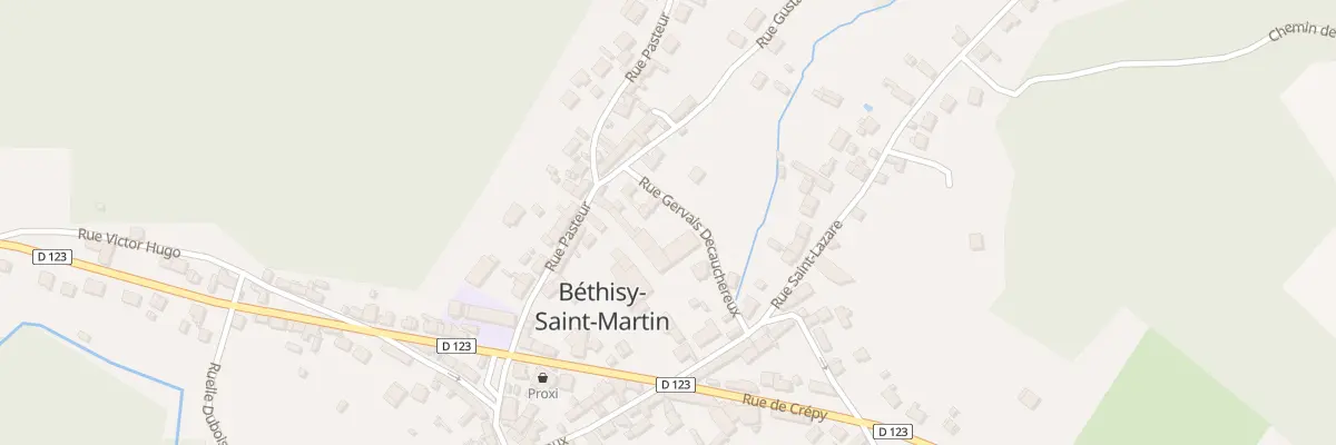 Plan du 212 Rue Gervais Decauchereux à Béthisy-Saint-Martin