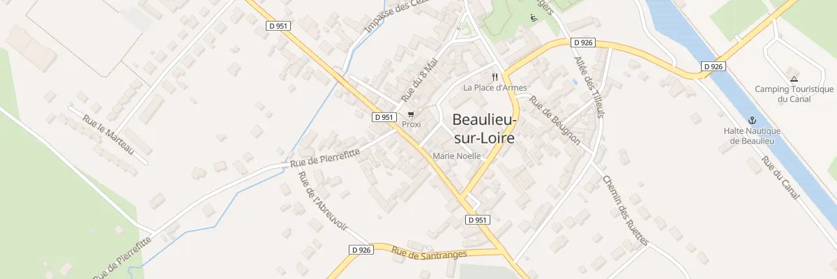 Plan du 5037 Gr Grande Rue à Beaulieu-sur-Loire
