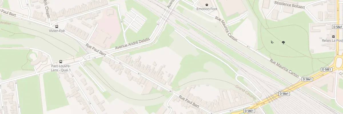 Plan du 36 Rue Paul Bert à Lens