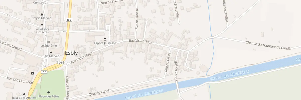 Plan du 102 Rue Victor Hugo à Esbly